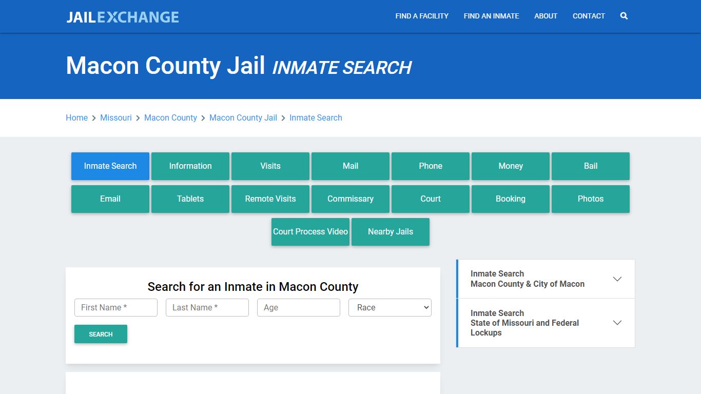 Macon County Jail, MO Inmate Search: Roster & Mugshots