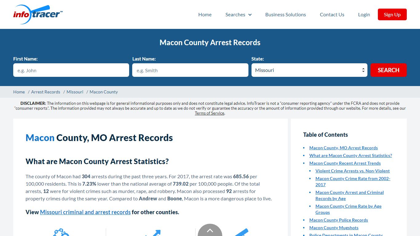 Macon County, MO Arrests, Mugshots & Jail Records - InfoTracer