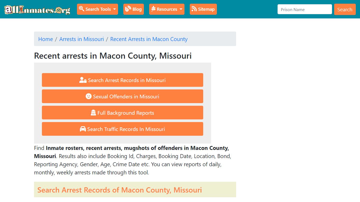 Recent arrests in Macon County, Missouri | Mugshots, Rosters, Inmates ...